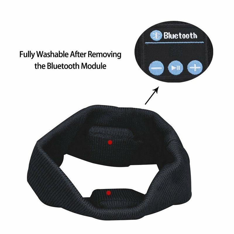 Free shipping- Sleep Headset Bluetooth Wireless Stereo Earphone Headphone Sports Headband w/Mic