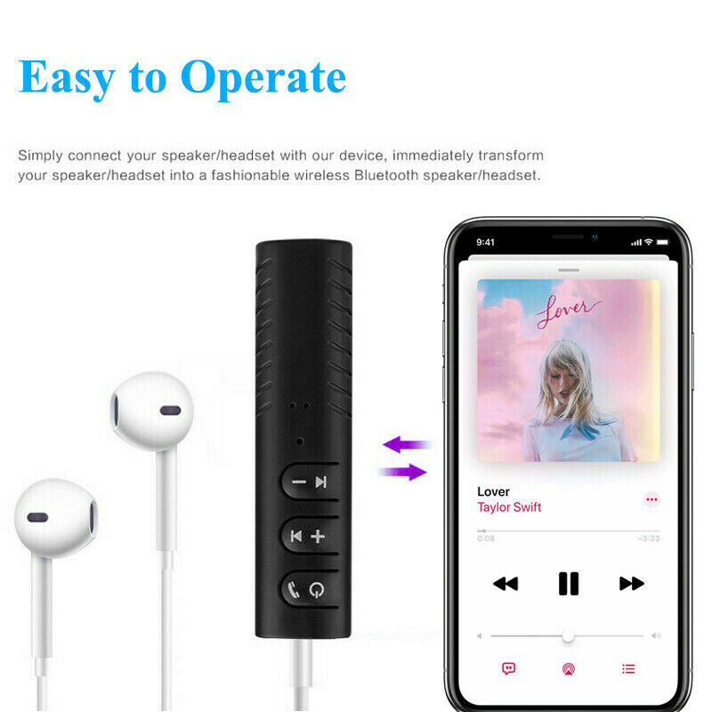 Free shipping- 3.5mm Wireless Bluetooth Audio Receiver Kit