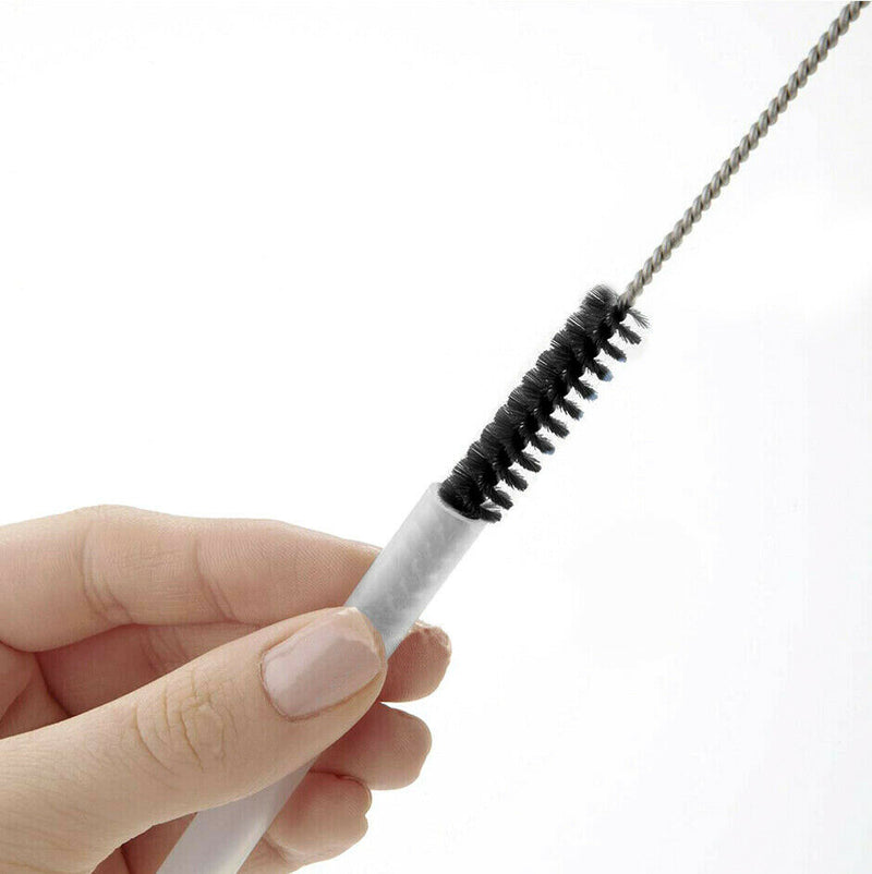Free shipping- 10Pcs Nylon Straw Brush with Key Ring